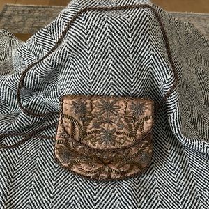 Beautiful Brown Beaded Bag